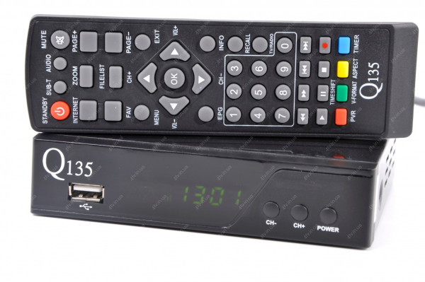 Q-SAT Q-135 DVB-T2 + пульт, що програмується