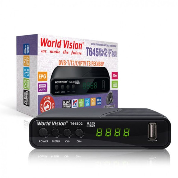 World Vision T645D2 Fm DVB-T2 